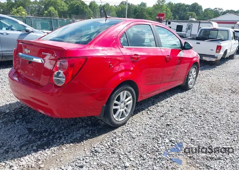 2013 Chevrolet Sonic Lt Auto из США, поврежденный, VIN 1G1JC5SHXD4104384